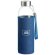 Botella cristal con funda 500ml Utah Denim con logo