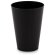 Vasos de plástico polipropileno reutilizable 300ml Negro