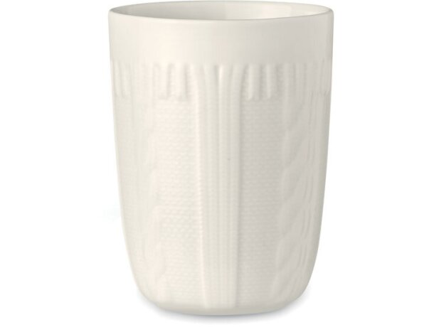 Taza cerámica 310 ml Knitty grabada