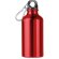 Botella de aluminio con tapón antifugas Mid Moss 400 ml Rojo