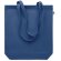 Bolsa de algodón asas largas orgánico 270 g/m2 Coco Azul detalle 2