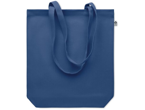 Bolsa de canvas 270 gr/m² Coco Azul detalle 2