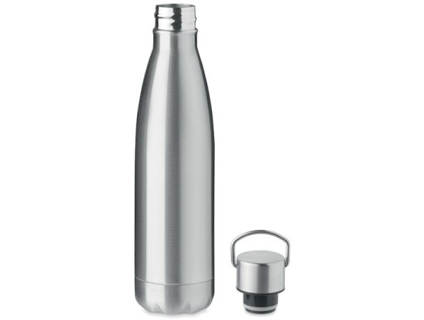 Botella térmica personalizable anti fugas acero Arctic 500 ml Plateado mate detalle 1