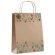Bolsa de papel personalizada 90 g/m² beige motivos navideños