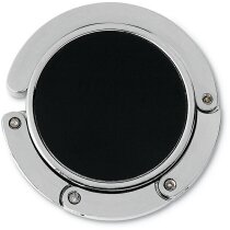 Cuelgabolsos plegable de mujer personalizado negro Cuelgabolsos plegable de mujer personalizado negro