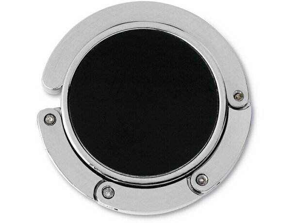 Cuelgabolsos plegable de mujer negro personalizada Cuelgabolsos plegable de mujer negro personalizada