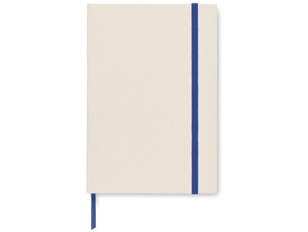 Libreta ecológica personalizada Mito Note tapa dura cartón reciclado Azul detalle 4