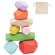 Juego de habilidad rocas de madera apliable