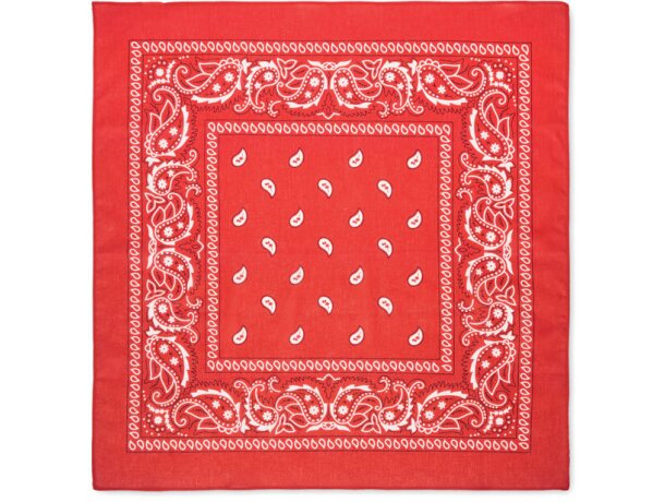 Pañuelo de cabeza 90 gr/m² Bandida Rojo detalle 7