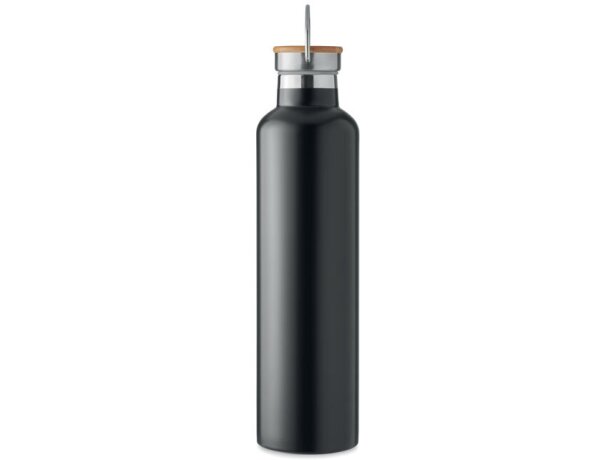 Botella de doble pared 1L Helsinki Large Negro detalle 2