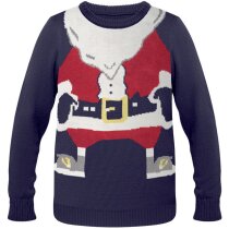 Jersey Shimas acrílico azul rojo verde navideño