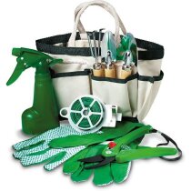 Kit de herramientas de jardín de 7 piezas personalizado beige Kit de herramientas de jardín de 7 piezas personalizado beige