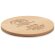 Posavasos redondo de madera Bayin Madera detalle 3