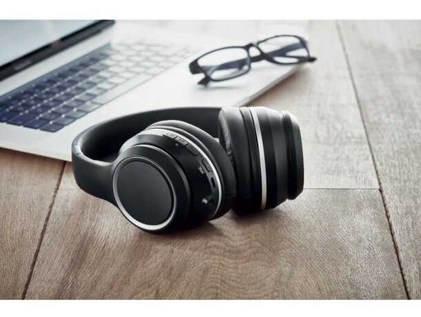 Auriculares ANC con estuche Singapur Negro detalle 5