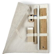 Set escritura 5 piezas bambú yute sostenible
