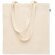 Bolsa 100% algodón asas largas orgánico 140 g/m2 Beige detalle 1