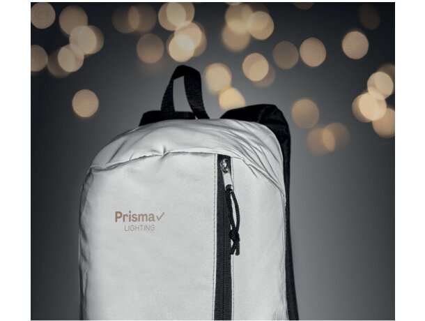 Mochila reflectante Visiback personalizada