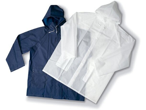 Impermeable sencillo de colores personalizado