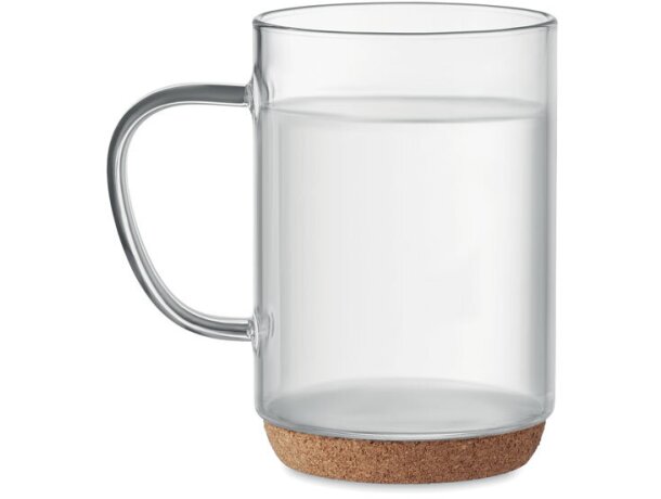 Taza de cristal 400ml Lisbo Violeta detalle 1