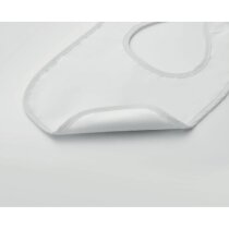 Babero infantil algodón respaldo PEVA velcro