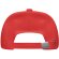 Gorra béisbol de alg. orgánico Bicca Cap Rojo detalle 10