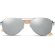 Gafas de sol personalizadas con uv400 bambu Honiara Plateado brillante detalle 13