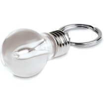Llavero con luz y forma de bombilla barato violeta Llavero con luz y forma de bombilla barato violeta