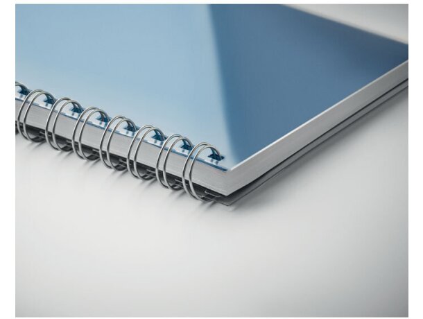 Libretas con anillas con hojas a rayas rPET Anotate Azul real detalle 15