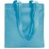 Bolsa vertical para la compra azul claro con logo