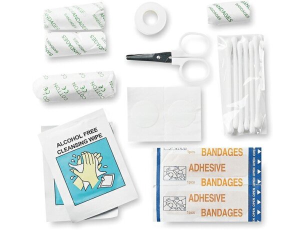 Botiquín de primeros auxilios en PVC personalizado