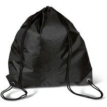 Mochila con cordones surtido de colores negra Mochila con cordones surtido de colores negra