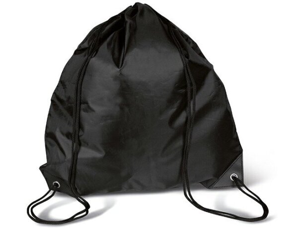 Mochila con cordones surtido de colores negra Mochila con cordones surtido de colores negra