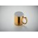 Taza de café personalizada barata Holly clásica cerámica metálica 300 ml Dorado detalle 9