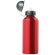 Bidón de agua personalizado de metal 600 ml grabada rojo