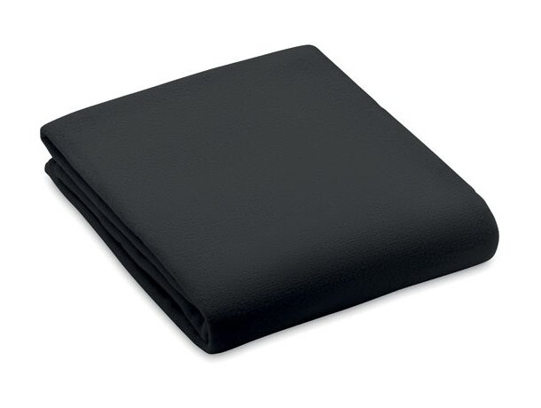 Manta promocional Bogda polar RPET reciclado 120x150 cm tacto suave Azul real detalle 18