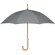 Paraguas Pongee Rpet 23,5" gris claro