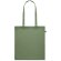 Bolsa asas largas algodón reciclado pre-consumo 140 g/m2 Zoco Colour Verde detalle 5