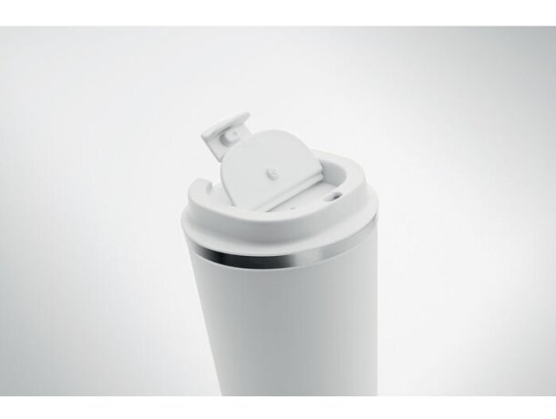 Vaso acero Brace Blanco detalle 7