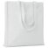 Bolsa de algodón asas largas reforzadas 140 g/m2 Portobello Blanco