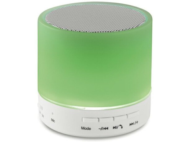 Altavoz circular con bluetooth y luces led barato