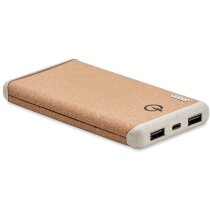 Powerbank 10000 mah de corcho con carga inalámbrica Ralia