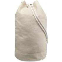 Mochila publicitaria tipo petate sarga algodón