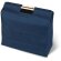 Bolsa de la compra con asas de madera azul barata