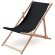 Silla de playa en madera Honopu Negro