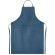 Delantales con logotipo fabricado en cáñamo 200 g/m2 Naima Apron Azul