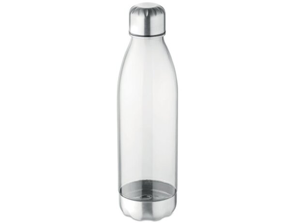 Botella Aspen tritán 600ml tapa antifugas sistema rosca niños Gris transparente detalle 3