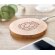 Cargador inalámbrico de bambú Rundo Madera detalle 4