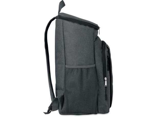 Mochila nevera en RPET 600D Montecool Negro detalle 2