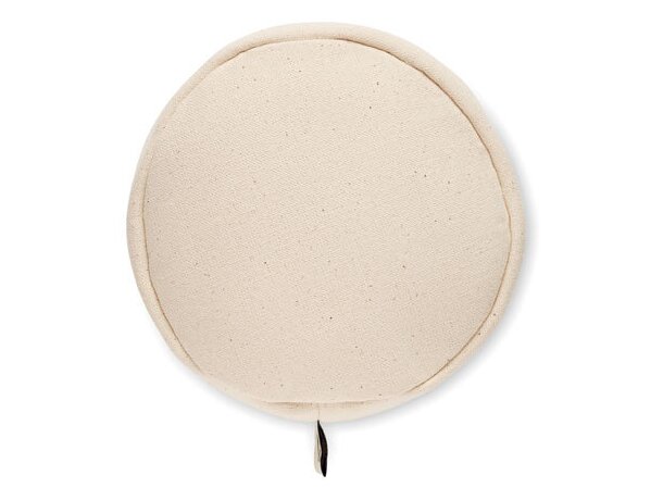 Bolsa ecológica pequeña de algodón orgánico 220 g/m2 Diste Small Beige detalle 4