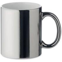 Taza de café personalizada barata Holly clásica cerámica metálica 300 ml